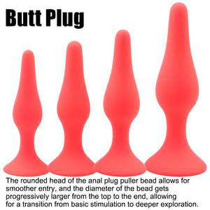 Ventouse anale, masturbateur anal féminin, perles anales, jouets sexuels pour adultes en gros, bandes anales et fouets anaux pour l'entraînement SM - Product Image 4