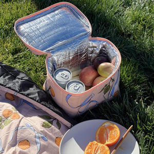 Bolsa Térmica para Almuerzo con Logotipo Personalizado 2025, Bolsa de Playa Aislada, Portátil, Estilo Boho, Nevera Térmica, <span class=keywords><strong>Manta</strong></span> de Picnic Impermeable Grande - Product Image 6