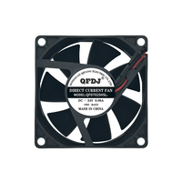 Kipas Pendingin DC7025MSL Volume Udara Tinggi 12v 24v 70*70*25mm dengan Bantalan Lengan