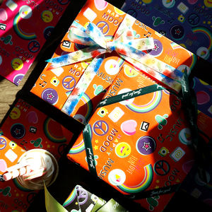 Wholesale High Quality Birthday <b>Tissue</b> Rolls Smile Face Packaging <b>Wrapping</b> <b>Paper</b> Roll Uperior Craftsmanship - Product Image 4