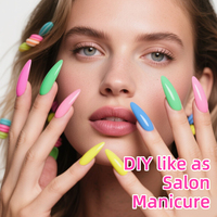 Kit de vernis à ongles semi-permanent 8 couleurs 7,3 ml en gros, vegan, avec logo personnalisé, pour marque privée