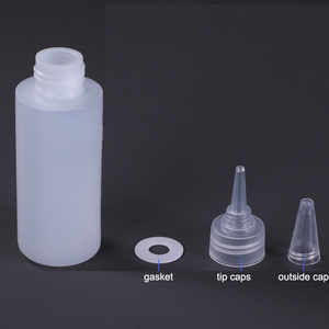 1oz 4oz 3oz Boston pha chế Chai 200ml 400ml 500ml <span class=keywords><strong>1000ml</strong></span> Vòng LDPE nhựa bóp chai với kim <span class=keywords><strong>Tip</strong></span> Top mũ - Product Image 4