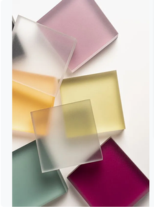 Rõ ràng Frosted tấm <span class=keywords><strong>Acrylic</strong></span> tùy chỉnh cắt laser Khắc Cắt theo kích thước Frosted đúc tấm kính - Product Image 2