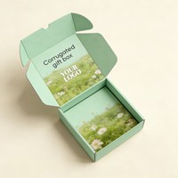 Vente d'usine - Boîte à courrier en carton ondulé recyclable - Boîte cadeau personnalisée - Impression à l'encre de soja - Boîtes d'expédition pliables
