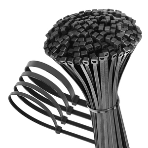 IGOTO Serre-câble en nylon avec fixation par poussoir, organisateur de câbles, fixation par trou, en plastique - Product Image 1