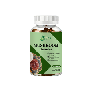 Hot Sale Mushroom Gummies With Total Carbohydrate Improve Memory Boosts Immunity Focus Concentration Dietary Energy Gummies - Product Image 1