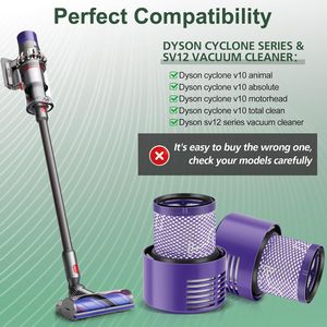 Paquete de 3 filtros de repuesto V10 para la serie Dyson V10 Cyclone, compatibles con Absolute - Product Image 2