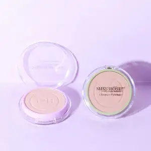 MISS ROSE poudre fixante sèche-humide correcteur maquillage imperméable longue durée fond de teint poudre pressée