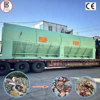 Peralatan Pemisahan Sampah Bijih Pasir Skala Besar, Saringan Drum Tanpa Poros Tipe Baru, Rotary Shaftless Drum
