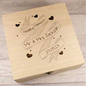 Персонализированная деревянная Подарочная коробка на Хэллоуин - Product Image 2