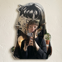 Miroir décoratif d'intérieur en acrylique, thème Anime Tomie, style Art Déco, écologique, pour la maison, vente directe usine