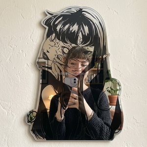 Miroir décoratif d'intérieur en acrylique, thème <span class=keywords><strong>Anime</strong></span> <span class=keywords><strong>Tomie</strong></span>, style Art Déco, écologique, pour la maison, vente directe usine - Product Image 4