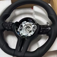 Volant en cuir noir pour BMW F10 F30 F32 F15 F36 F01 F20 F22 F25 F31 F32 M3 M5 E90 E70 E60 X1 X3 X5 Modifié et Amélioré