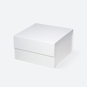 Caja de Regalo Cuadrada A6 con Tapa Magnética Blanca, Venta al por Mayor, Diseño de Logotipo Personalizado, Impresión Disponible, Caja para Regalos - Product Image 1