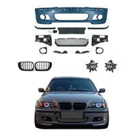 Kits carrosserie de haute qualité pour BMW Série 3 E46 1999-2005, mise à niveau MT M3, pare-chocs avant, calandre, feux antibrouillard