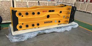 Martillo Hidráulico Abierto SOOSAN SB151 en Estado Nuevo con Componentes Hidráulicos Principales para Excavadora, Construcción y Demolición - Product Image 2