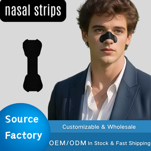 Parches Nasales <span class=keywords><strong>de</strong></span> Látex a Prueba <span class=keywords><strong>de</strong></span> Sudor para Aliviar la Congestión Nasal, Tiras Nasales Extra Fuertes para Respirar y Evitar los Ronquidos - Product Image 2