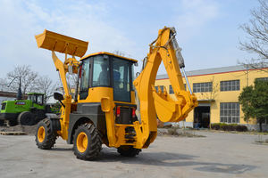 Retroexcavadora Compacta de Grado de Construcción, Neumáticos Duraderos y Alta Capacidad de Elevación, Manipulación de Materiales, Retroexcavadora Tipo 388T - Product Image 3