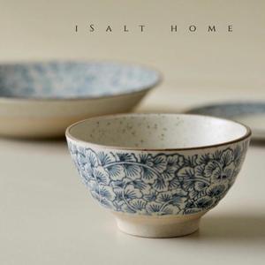 وعاء أرز سيراميك يدوي الصنع بتصميم عتيق وخشّن، أوعية حلويات، وعاء إفطار للزبادي والشوفان، أدوات مائدة سيراميكية - Product Image 2