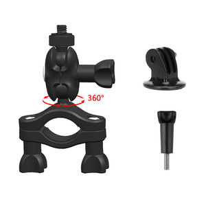 Soporte de manillar de abrazadera vigorosa giratoria de <span class=keywords><strong>360</strong></span> <span class=keywords><strong>grados</strong></span> con adaptador de doble bola - Product Image 2
