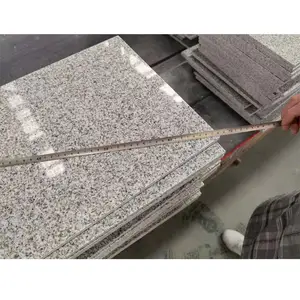 Chinese white grey granite G603 paving stone thin tiles for hotel floor