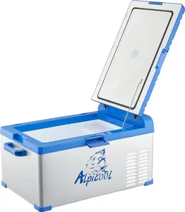 Электрический мини-холодильник Alpicool A25, заводской мини-холодильник 21L, портативный автомобильный холодильник с морозильной камерой переменного тока, 12 В, компрессор, холодильник