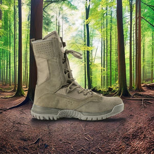 מגפי מדברי ירוק עם שרוולים ארוכים עבור אימון חיצוני טקטי & הרים ואפור גומי לציד - Product Image 3