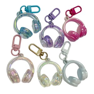 2025 más Popular personalizado promocional 3D hermosos Mini auriculares diseñador llaveros para bolso - Product Image 5