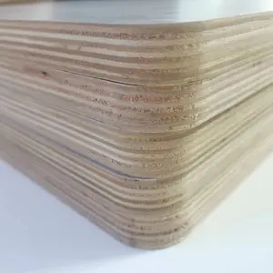 High Quality 15mm Laminated Melamine Grain Basswood Plywood HDF From China Stable Bathroom Cabinets Furniture Competitive Prices