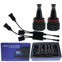 Ampoule LED Canbus Angel Eyes blanche H8 20w pour E90 E82 E60 X5 X6 H8