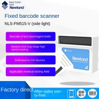 Nouveau lecteur de codes-barres CMOS fixe monodimensionnel longue portée New World FM515, interface COM, résolution 4mil, garantie 1 an