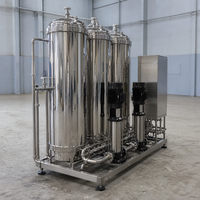 Réservoir sous pression industriel en acier au carbone avec filtre mécanique à sable de quartz, productivité de 5000 L/heure, garantie 1 an, pour électrolyse