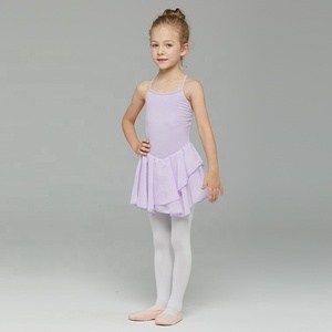 Fait sur commande enfants Lilas Mignon Fronde Dos <span class=keywords><strong>Nu</strong></span> <span class=keywords><strong>Ballet</strong></span> Danse Justaucorps Avec Jupe Pour Filles En Bas Âge - Product Image 5