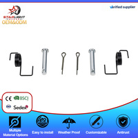 Kit de ressorts de repose-pieds de moto en acier inoxydable XGS Yozma IN10, pièces OEM identiques pour la restauration des repose-pieds de moto