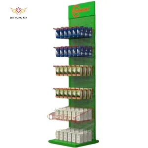 top quality switch abs injection moulding floor pos displays light bulb display case floor display stand