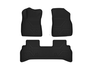 Tapetes de Auto 3D TPE Duraderos con Medición Láser para Chevrolet <span class=keywords><strong>Trailblazer</strong></span> 2019-2020 2WD LHD - Alfombrillas Profundas Antideslizantes e Impermeables - Product Image 2