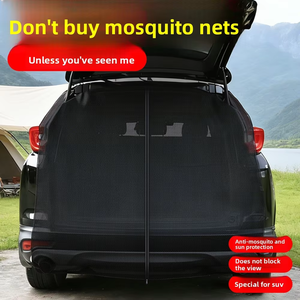 Moustiquaire magnétique pour <span class=keywords><strong>coffre</strong></span> de SUV, rideau pare-soleil pour hayon arrière, maille respirante anti-insectes, accessoire automobile - Product Image 5