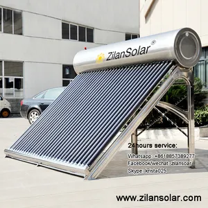 Calentador de agua solar de acero inoxidable, precio