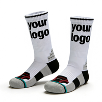Chaussettes de compression antidérapantes de qualité supérieure pour hommes, femmes et jeunes, en coton biologique peigné épais et nylon, anti-humidité et anti-bactériennes