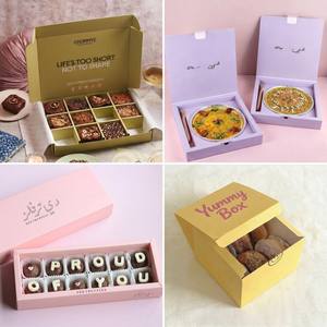 Nueva Caja Piramidal Personalizada para Comida Halal para Llevar, Caja para Aperitivos Árabes, Pastelería Dulce, Postre Kunafa, Empaque Piramidal para Platos de Aperitivos - Product Image 6