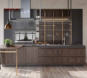 Cabinet In Black And White Lacquer Hight Quality Modern Kitchen Almirah Design Classic - Product Image 6