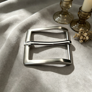 Hebilla de Cinturón Redonda Simple de Aleación de Zinc con Logotipo Personalizado, Sin Níquel, para Hombres y Mujeres, Accesorios para Cinturones de Cuero de Uso Diario - Product Image 3