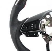 Setir Mobil Serat Karbon Kustom untuk Mazda 3 5 6 CX-3 CX-4 CX-5 CX-8 2020 Sport Upgrade