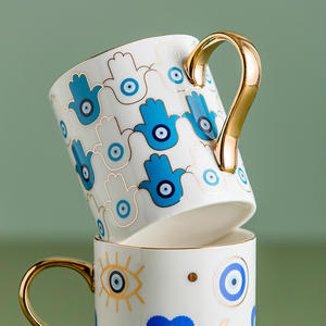 Nouvelle tasse à café créative en céramique de luxe pour couple, tasse à eau, tasse à thé de l'après-midi - Product Image 3