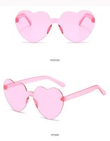 PARTYMENT Lunettes de soleil roses en forme de cœur pour la Saint-Valentin, fournitures promotionnelles pour fêtes, carnavals et occasions de Noël