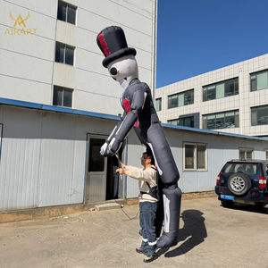 Marioneta Inflable de Calavera para Fiestas de Baile de Teatro, Marioneta Inflable de Fantasma de Halloween Personalizada - Product Image 1