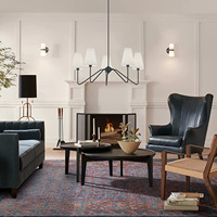Lustres et suspensions de style industriel américain pour salon, lustre rétro multi-têtes pour hôtel, chambre, hall, restaurant