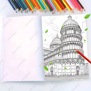 Libro <span class=keywords><strong>da</strong></span> <span class=keywords><strong>colorare</strong></span> <span class=keywords><strong>paesaggi</strong></span> italiani per adulti - 24 pagine con scene <span class=keywords><strong>di</strong></span> viaggi europei, <span class=keywords><strong>disegni</strong></span> rilassanti per l'arteterapia, architettura e natura - Product Image 2