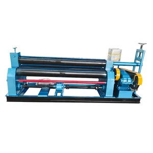 Cheap metal sheet stainless steel 3 roller 25mm plate rolling machine in China
