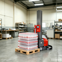 Machine d'emballage automatique de palettes autopropulsée pour la production d'eau en bouteille et de boissons